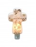 Porcelain "Believe in Miracles" Cross Night Light with Gift Box